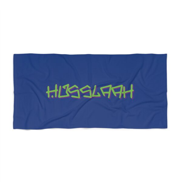 Husslaah Blue Beach Towel
