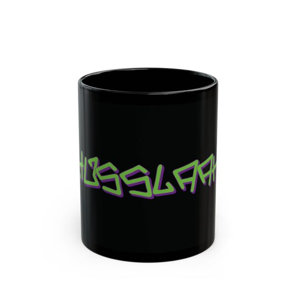 Husslaah Black Coffee Mug