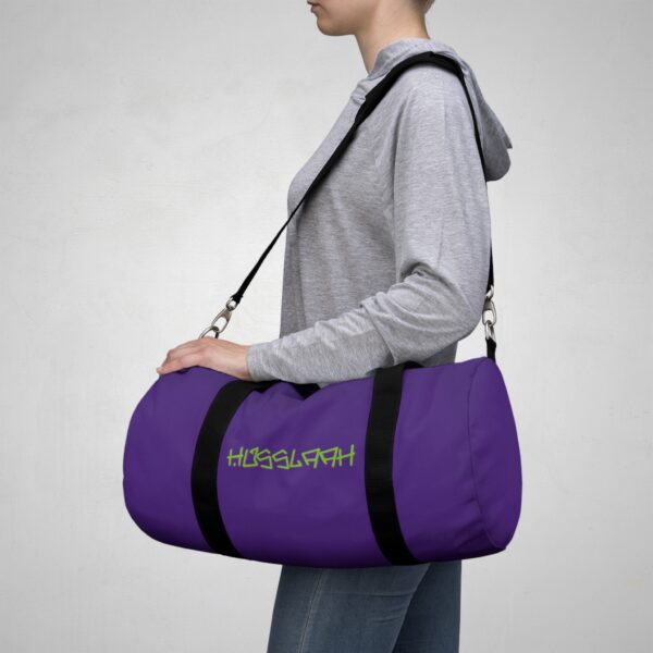 Husslaah Purple Duffel Bag - Image 5