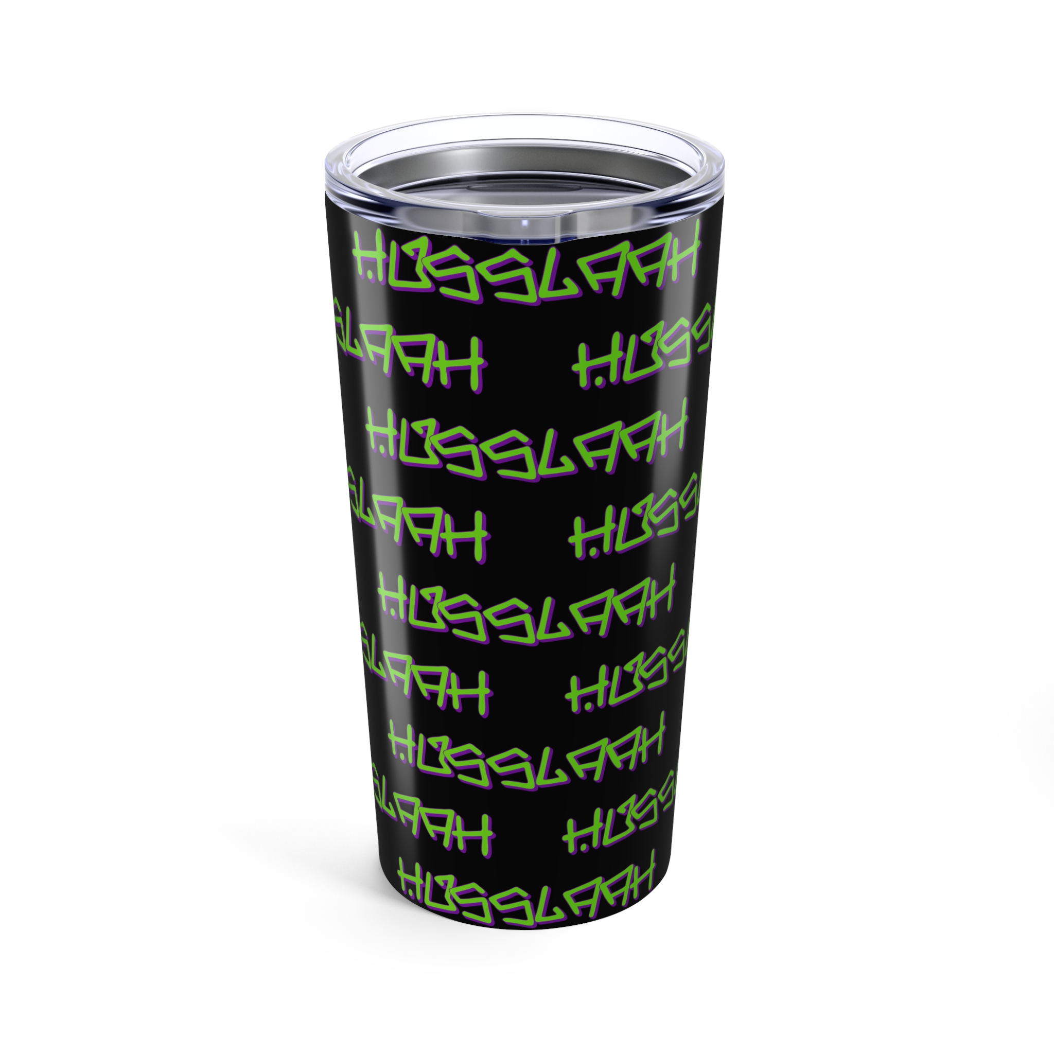 Black Husslaah Pattern 20oz Tumbler