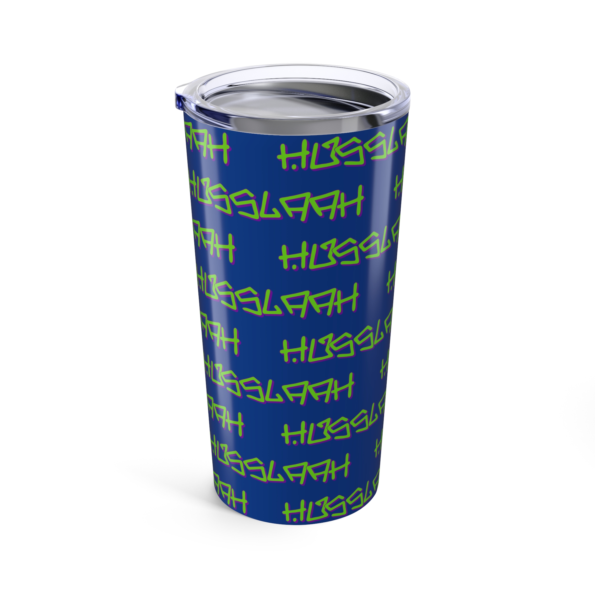 Blue Husslaah Pattern 20oz Tumbler - Image 4