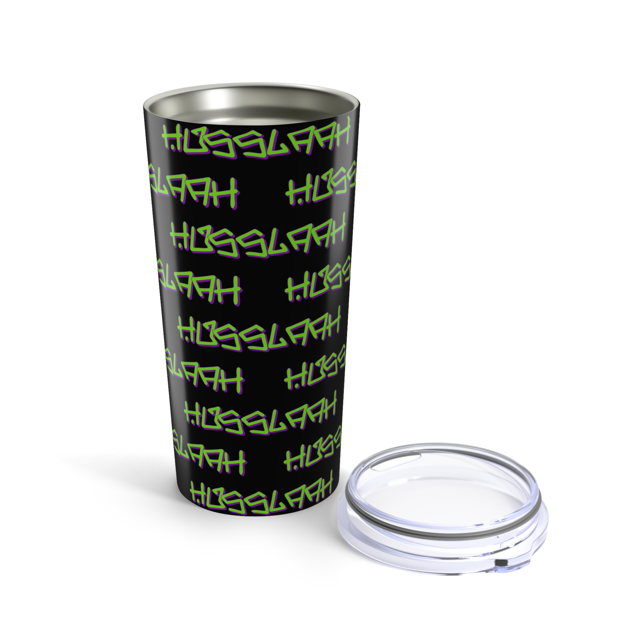 Black Husslaah Pattern 20oz Tumbler - Image 5