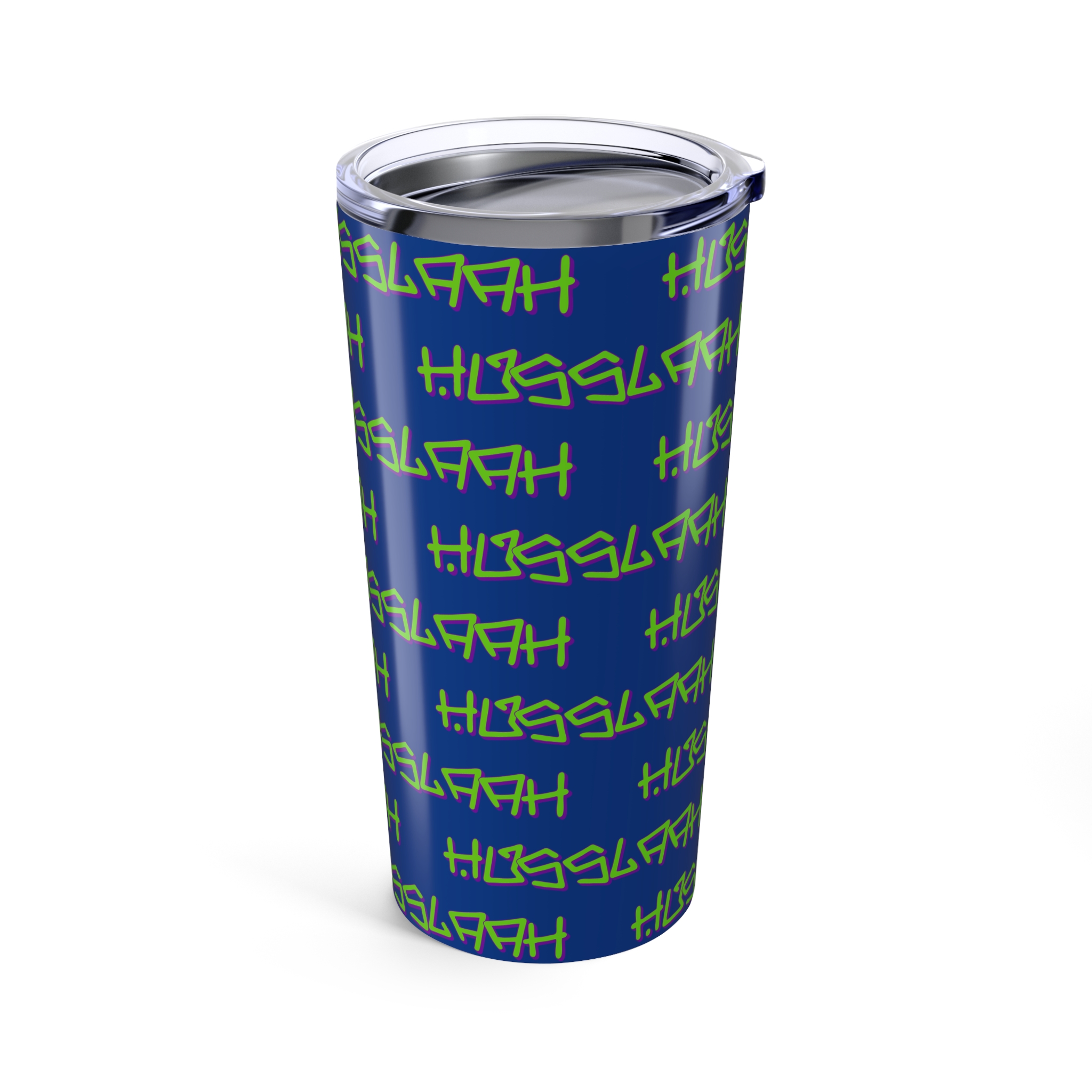 Blue Husslaah Pattern 20oz Tumbler - Image 3