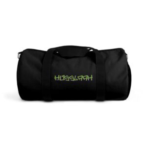 Husslaah Black Duffel Bag